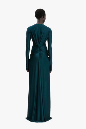 Long Sleeve Cut-Out Gown