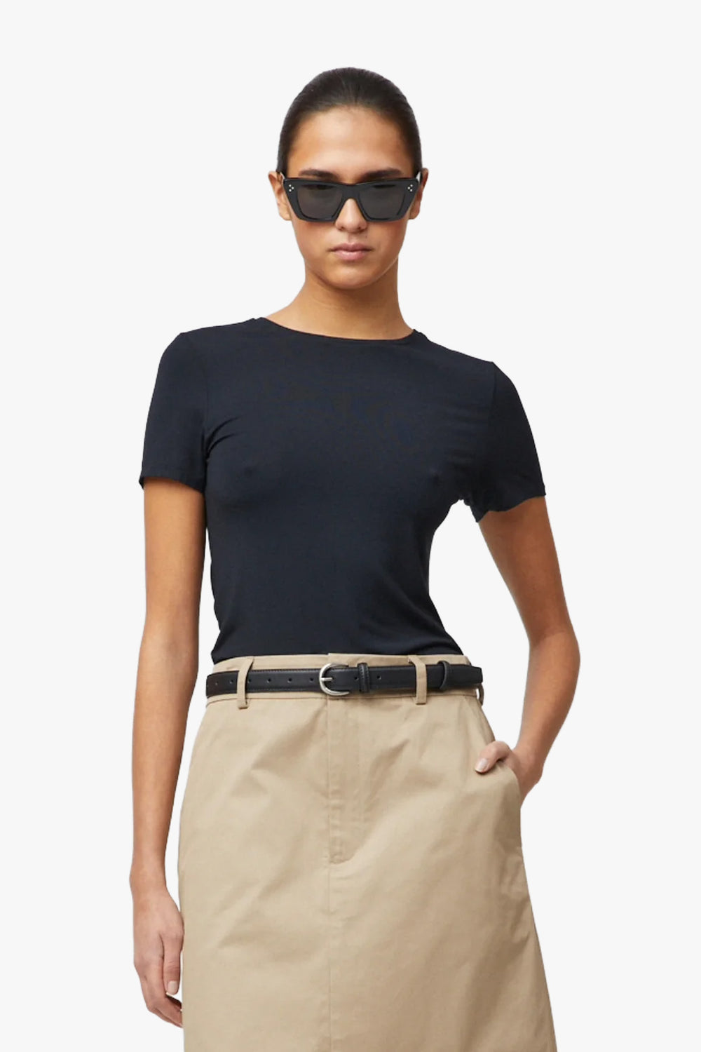 Tech Jersey Cap Sleeve Tee