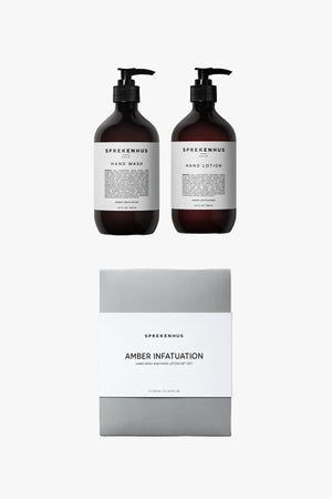 Holiday Hand Wash and Cream Gift Set Amber Infatuation