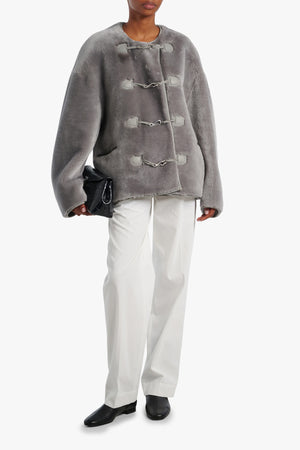 Plush Shearling Clasp Jacket