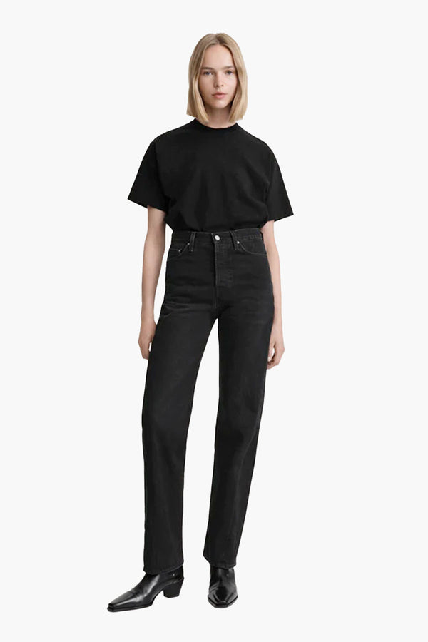 Twisted Seam Denim Full Length