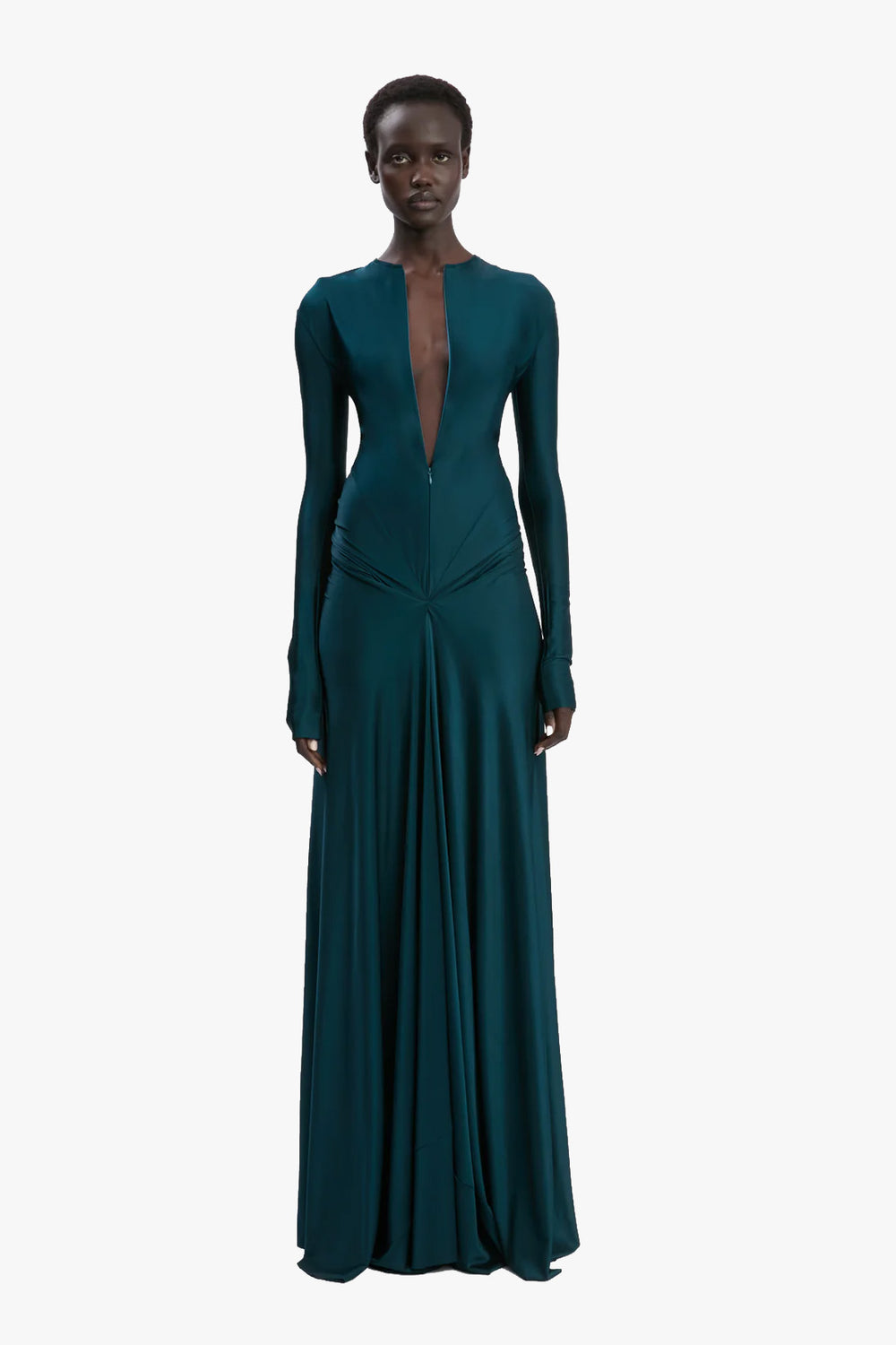 Long Sleeve Cut-Out Gown