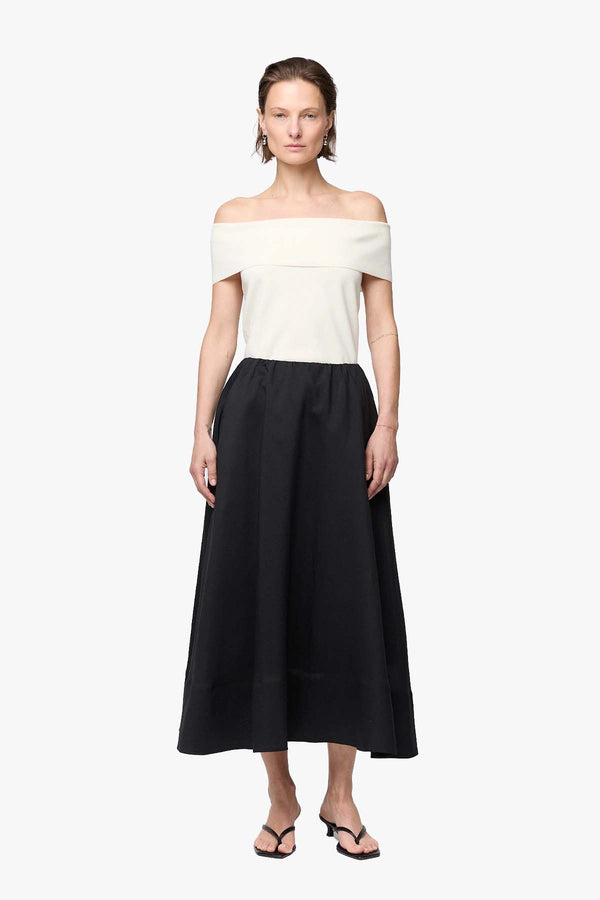 Compact Knit Off Shoulder Top