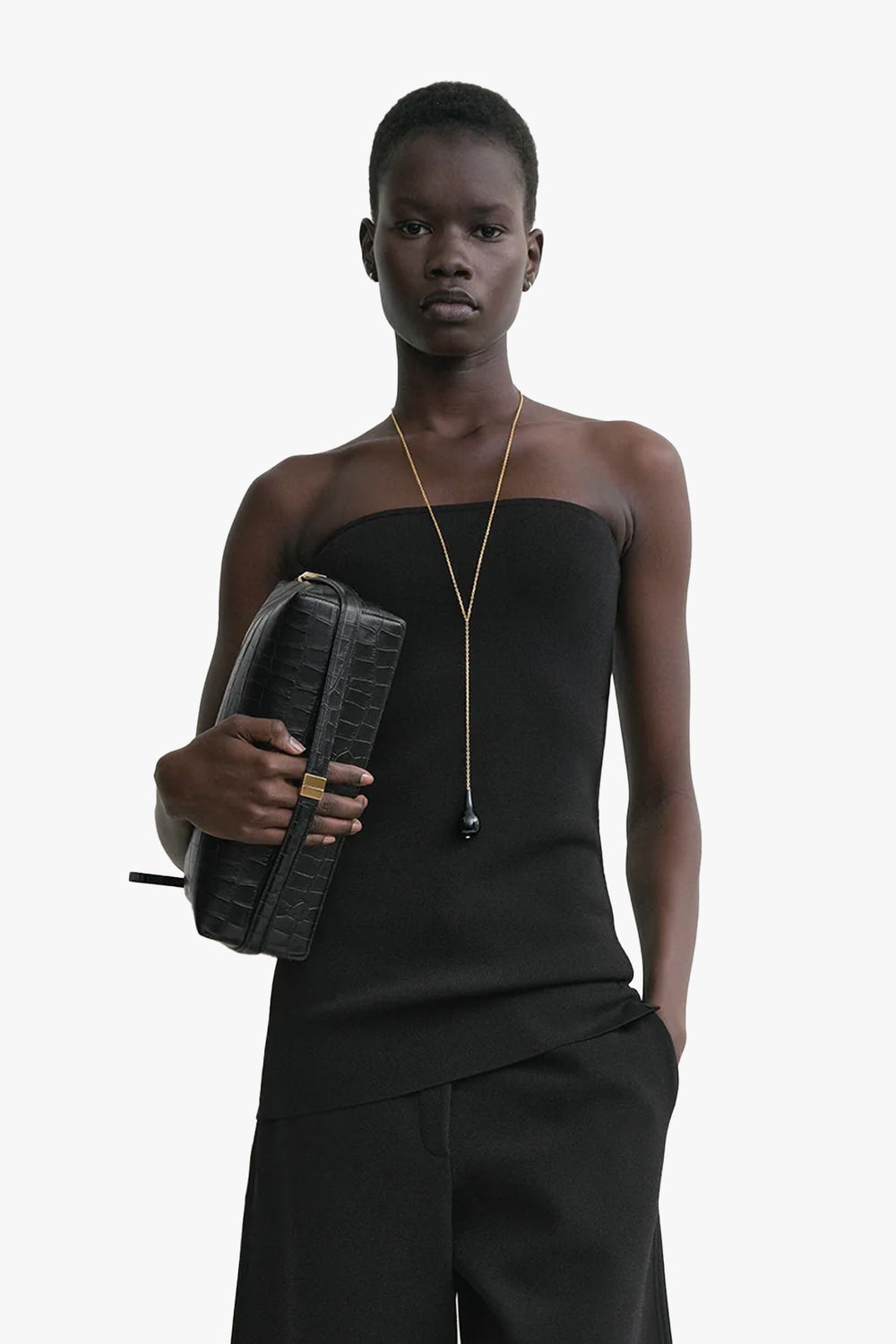 Compact Knit Tube Top