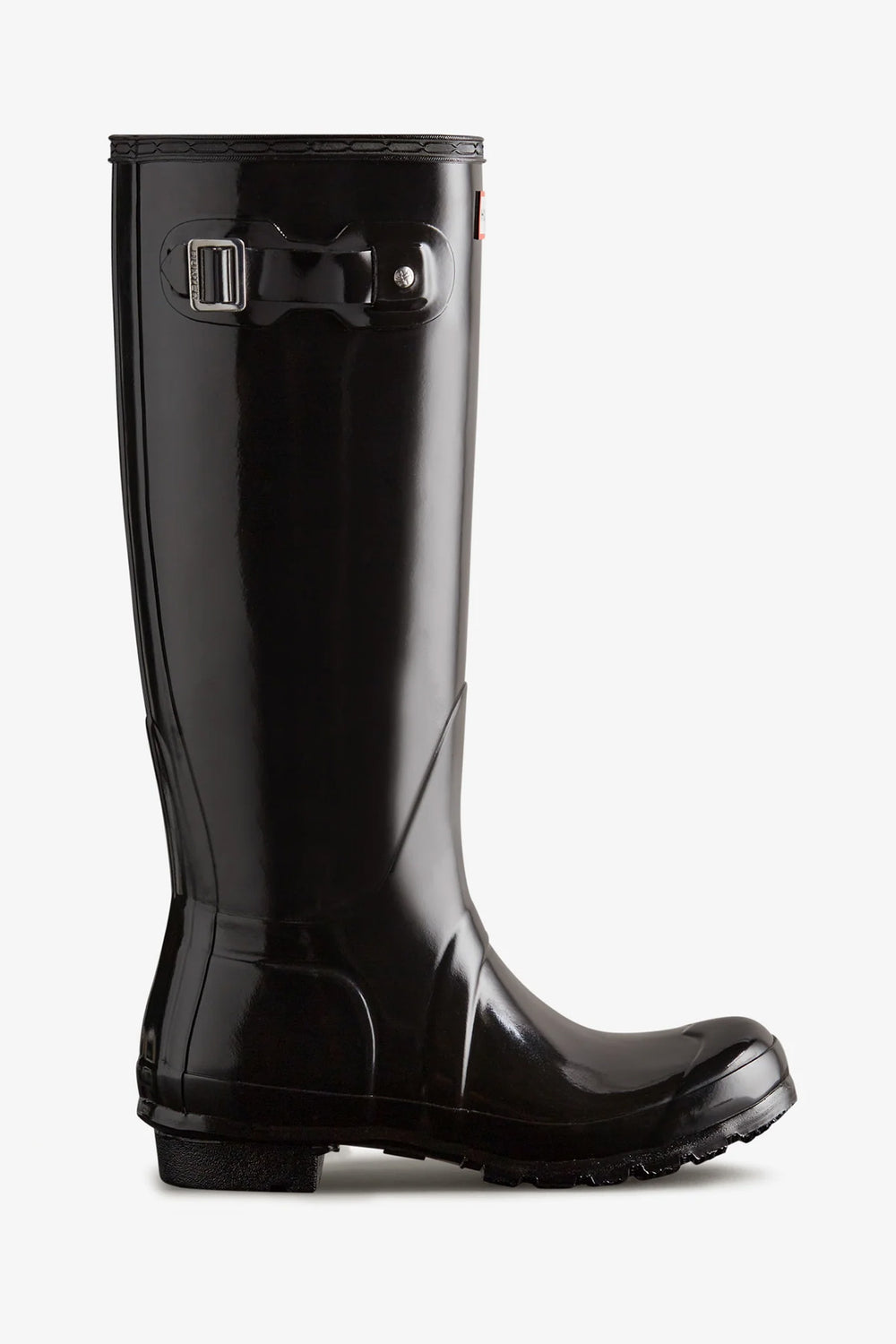 Womens Original Tall Gloss Boot in Black