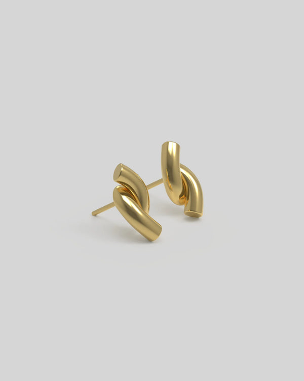 Rose studs plated