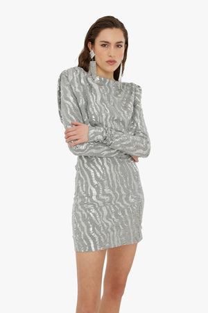 Stretch Sequin Mini Dress