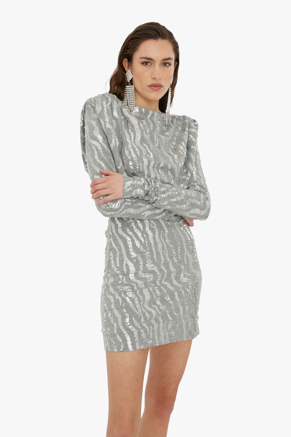 Stretch Sequin Mini Dress