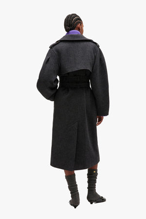 Peacoat Wool Trench