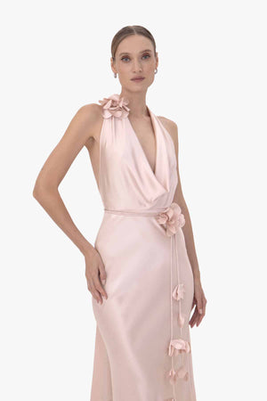 Delphine Satin Gown