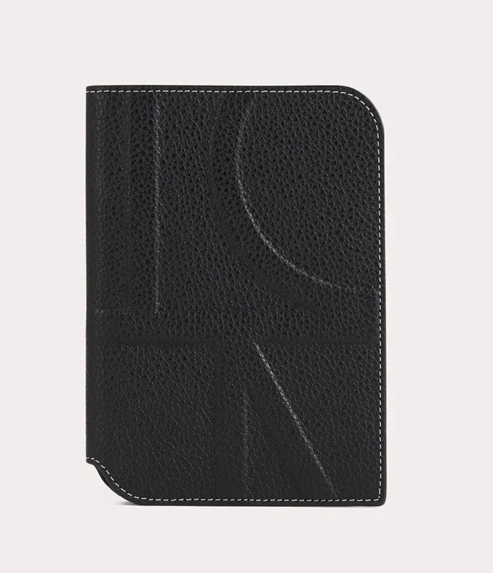 Monogram grainy Leather Passport Holder