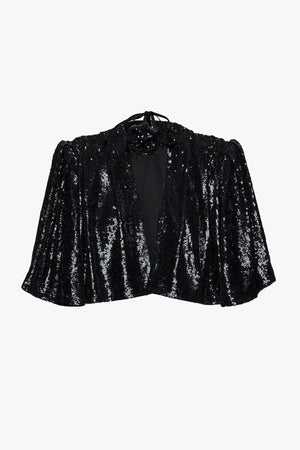Cape 01 Black Sequins