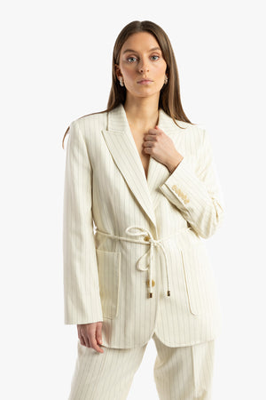 Illuminate Pinstripe Jacket