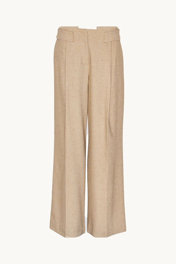 Wide Pants With Eyelet Belt