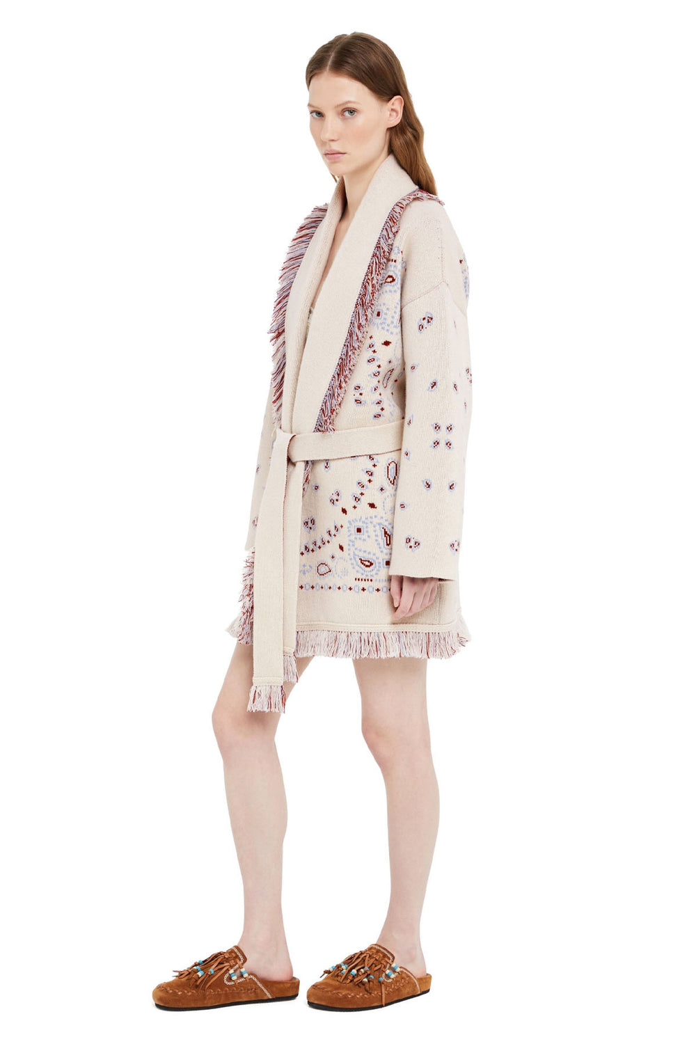 Cardigan Jacquard Bandana