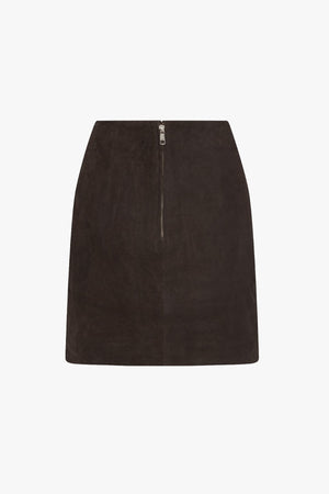 Suede Mini Skirt
