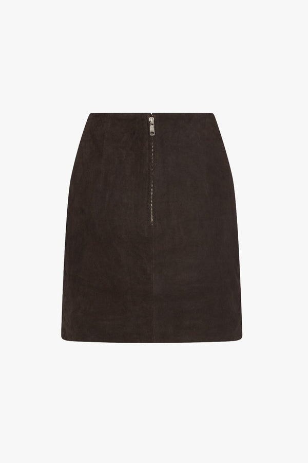 Suede Mini Skirt