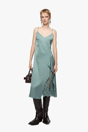 Silk And Lace Dress