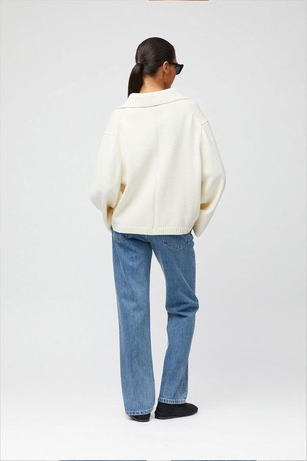 Cape Cod Cotton Polo Sweater