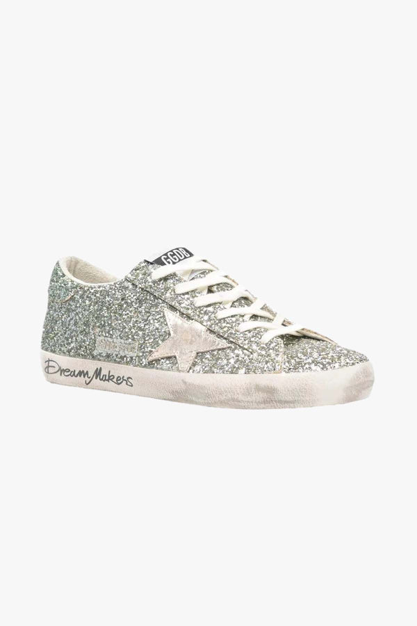 Super Star Glitter Upper Toe Tongue And Heel Laminated Star