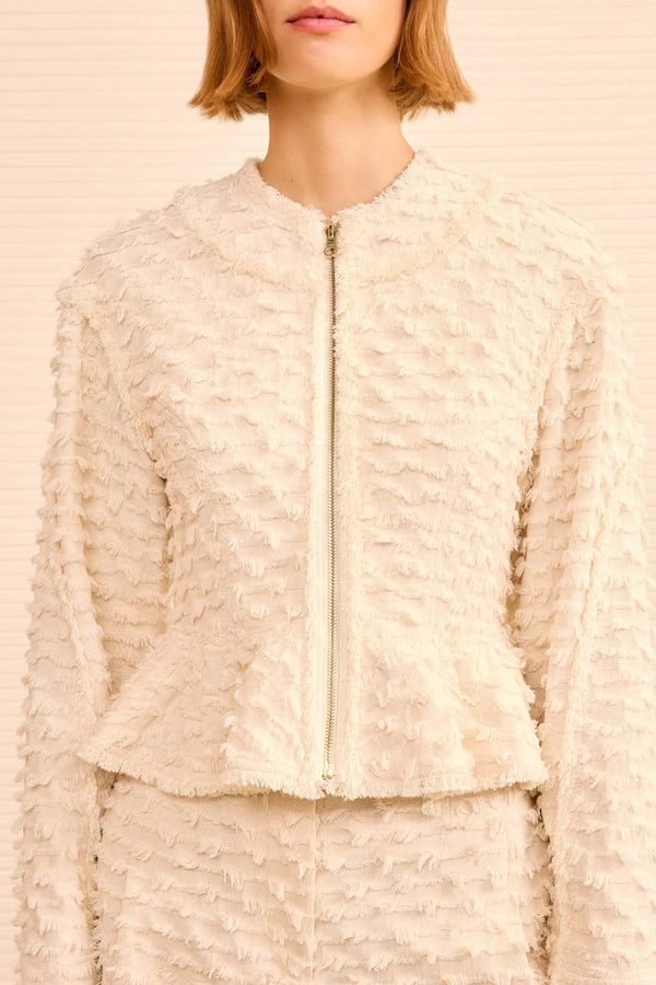 Rosalind Zip Peplum Jacket