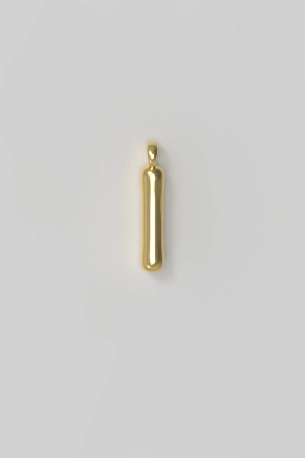 Letter charm Small I - Gold plated