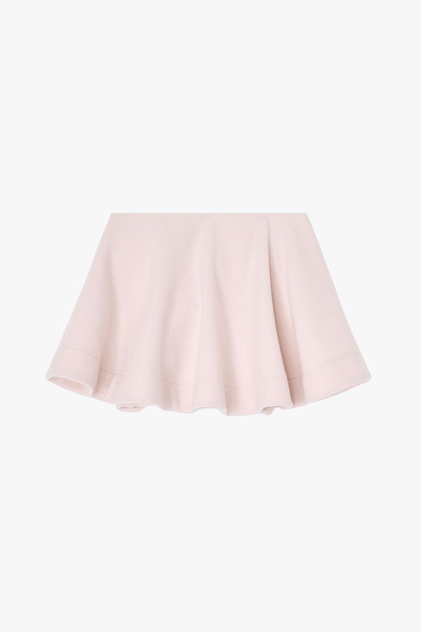 Peacoat Wool Skirt