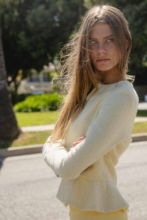 Tweed Peplum Jacket