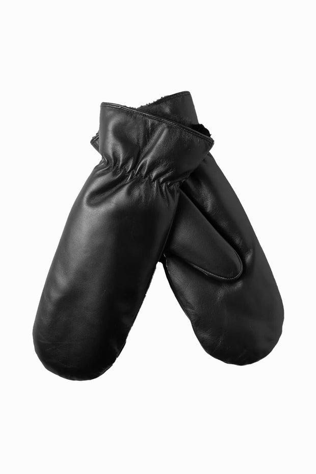 Francoise Leather Mittens