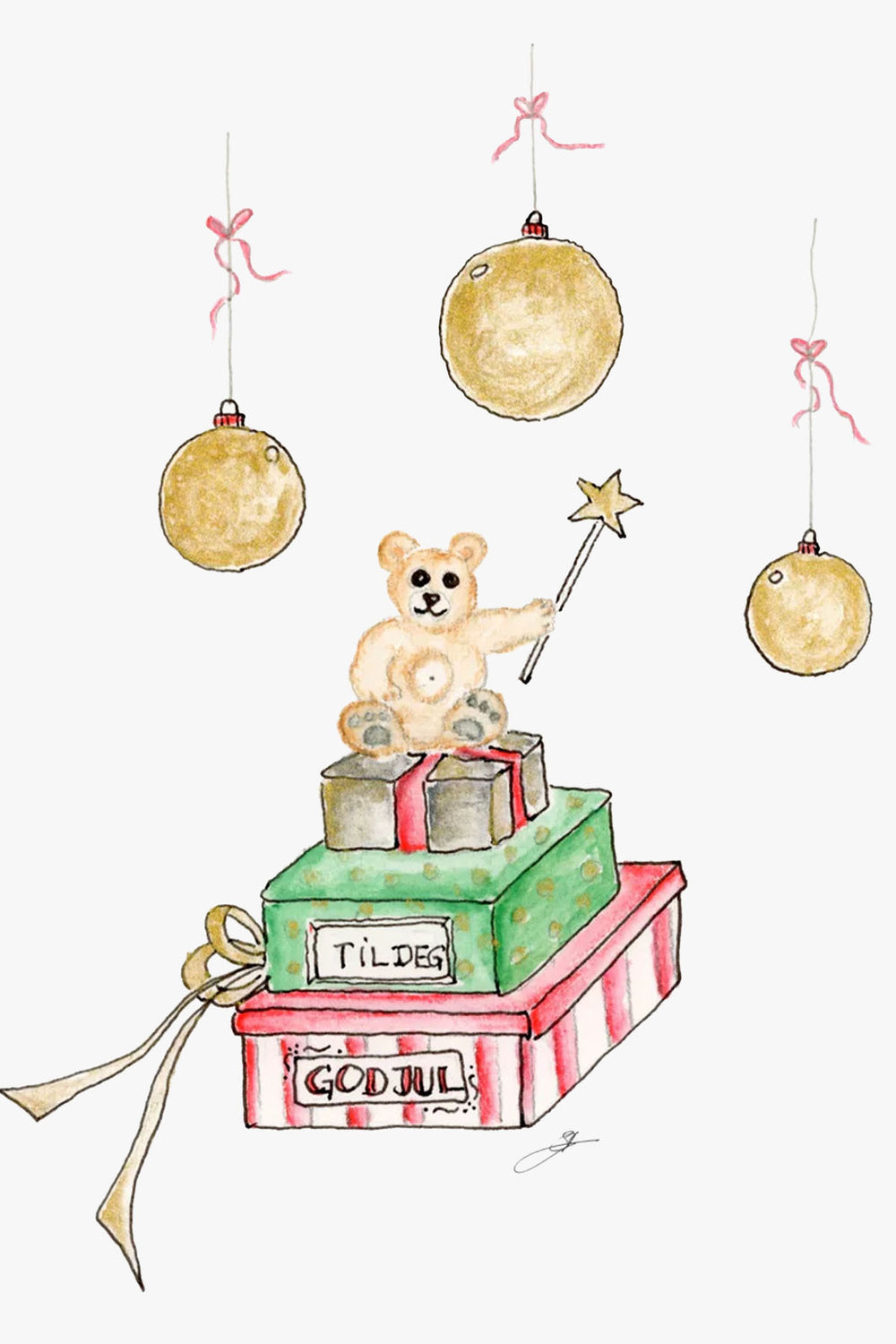 Til Deg God Jul Card