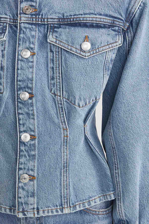 The Nipped Collarless Jacket