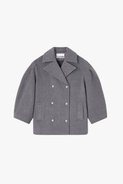 Peacoat Wool Midi Coat