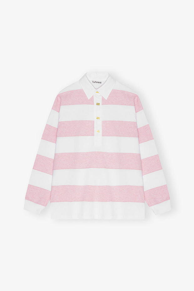 Striped Heavy Cotton Polo