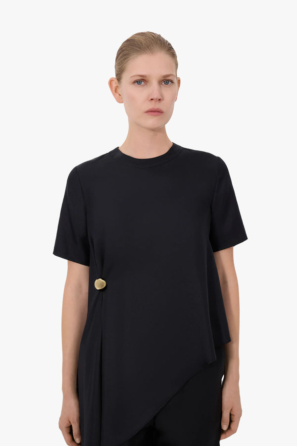 Madea Draped Asymmetric Top