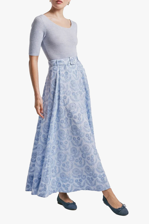 Checks Maxi Skirt