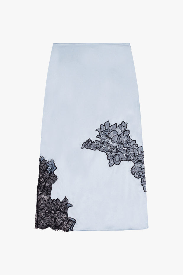 Satin Lace Skirt