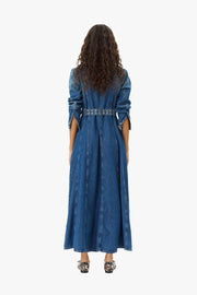 Light Denim Maxi Dress