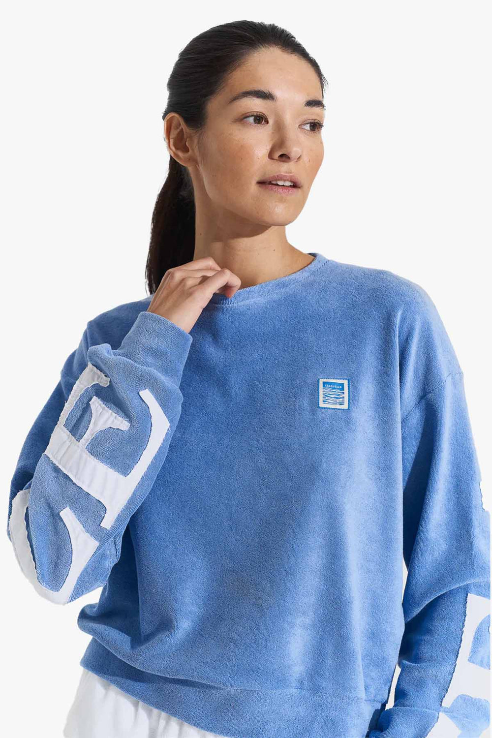 Terry Letter Sweatshirt