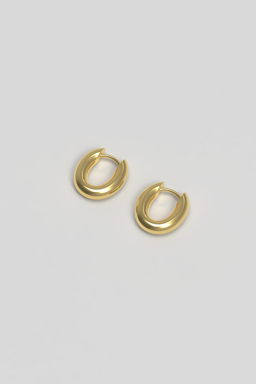 Chunky Hoop Tiny plated