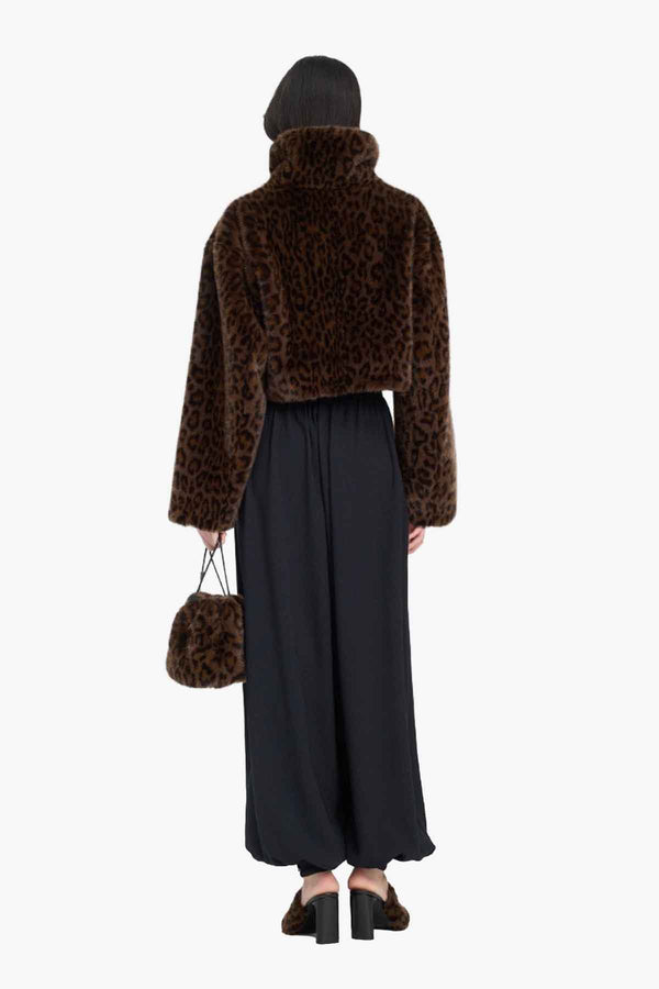 Faux Fur Cropped Jacket