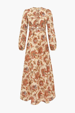 Aster Long Sleeve Midi Dress