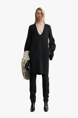 Short Bell-Sleeve Dress