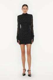 Lace Mini Longsleeve Dress