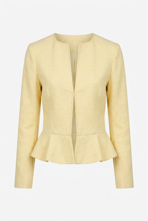 Tweed Peplum Jacket