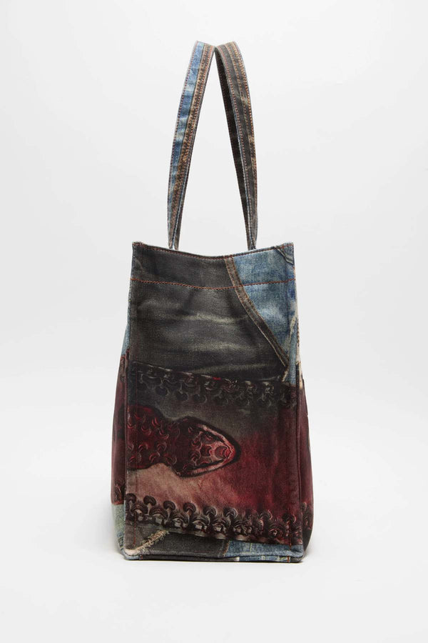 Logo shoulder tote bag