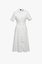 Slit Dress White