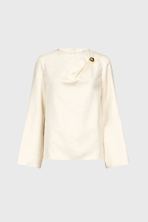 Azae draped blouse