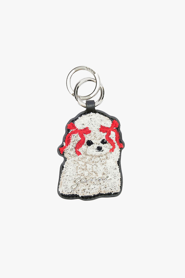 Dog Bow Keyring