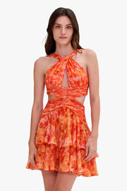 Myosotis Halterneck Mini Dress