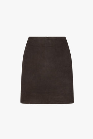 Suede Mini Skirt
